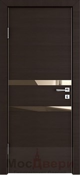 Дверь звукоизоляционная Rw 42dB Prima M913 Венге LACOBEL Черный - фото 63598