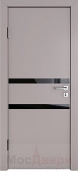 Дверь звукоизоляционная Rw 42dB Prima GL913 Стоун Зеркало - фото 63624