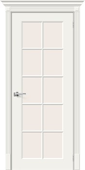 Межкомнатная дверь Эмаль BS-11 Bianco Сатинат белый - фото 63708