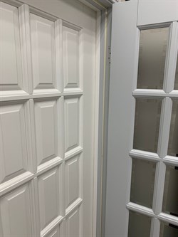 Межкомнатная дверь Астон-O Белый Классик Мателюкс с фацетом - фото 63796