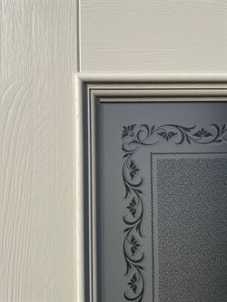 Межкомнатная дверь Рочестер-D Слоновая Кость Кристалл - фото 63899