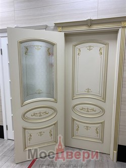 Межкомнатная дверь Genoa Grand Avorio Oro Seta - фото 64073
