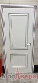 Межкомнатная дверь Parma Solid Bianco Argento - фото 64189