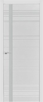 Межкомнатная дверь Agrigento Grand Bianco LACOBEL Белый - фото 64391