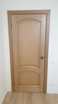 Межкомнатная дверь Ингрид Дуб Натуральный Сатинат Бронза Узор - фото 64480