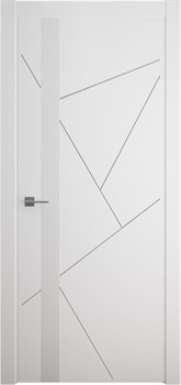 Межкомнатная дверь Tirrena EU-L Bianco LACOBEL белый - фото 64559