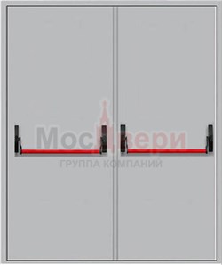 Противопожарная дверь двупольная EI 60 FPS с системой открывания Антипаника (push-bar) - фото 64956