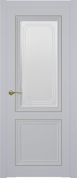 Межкомнатная дверь Profil 2.42RTD Манхэттен Сатинат Светлый - фото 64973