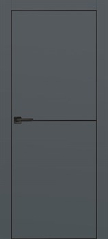 Межкомнатная дверь Profil 12SE Alum Серый Матовый Black Edition - фото 65043