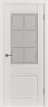 Межкомнатная дверь Profil 2DU Крем Сатинат Гравировка - фото 65105