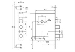 Замок Border G 9-6 Э сувальдный - фото 65323