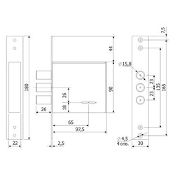 Замок Гардиан 30.01 сувальдный - фото 65346