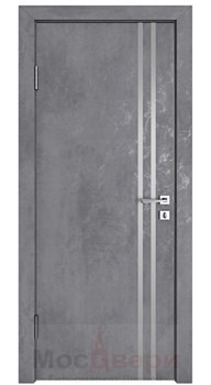 Притворная планка Rw 42dB Prima GL Бетон Антрацит 35*2200 - фото 67816