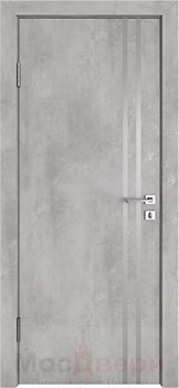 Притворная планка Rw 31dB Prima GL Бетон Платина 35*2200 - фото 68069