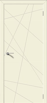 Наличник стандартный Pandora прямой 76*10*2150 мм Creme - фото 68160