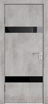 Дверь звукоизоляционная Rw 42dB Prima GL905 Бетон Платина - фото 68459