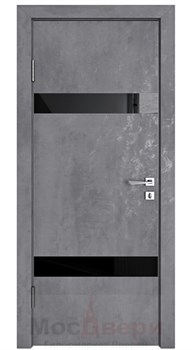 Дверь звукоизоляционная Rw 42dB Prima GL905 Бетон Антрацит - фото 68460