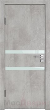 Межкомнатная дверь с шумоизоляцией Rw 31dB Prima GL900 Бетон Платина - фото 68488