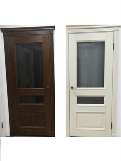 Наличник телескопический прямой Массив ольхи /шпон дуба 10*70*2150 Дуб Винтаж - фото 68700