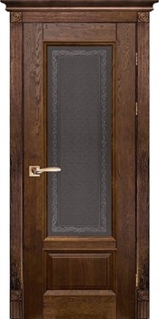 Карниз Массив дуба для распашных дверей 55*60*1470 Дуб Винтаж - фото 68716