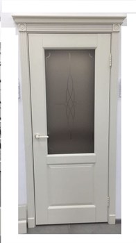 Наличник стандартный прямой Массив ольхи /шпон дуба 10*70*2150 Слоновая Кость - фото 68722