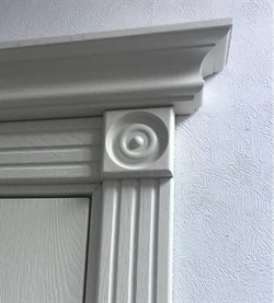 Наличник стандартный прямой Массив ольхи /шпон дуба 10*70*2150 Слоновая Кость - фото 68723