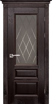 Наличник стандартный канелюр Массив дуба 10*70*2150 Венге - фото 68781