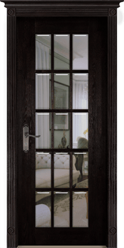 Карниз Массив дуба для полотен шириной 600, 700, 800, 900 Венге - фото 68793