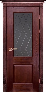 Коробка телескоп Массив ольхи /шпон дуба 40*75*2080 Красное Дерево - фото 68802