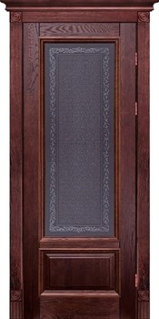 Наличник телескопический прямой Массив ольхи /шпон дуба 10*70*2150 Красное Дерево - фото 68803