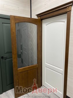 Добор телескопический Массив ольхи /шпон ольхи 15*150*2080 мм Дуб Винтаж - фото 68850