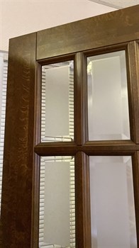 Карниз Массив ольхи для полотен шириной 600-900 мм Дуб Винтаж - фото 68877