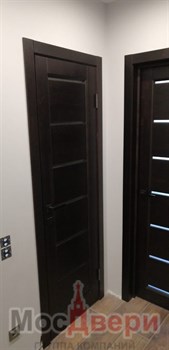 Добор телескопический Массив ольхи /шпон ольхи 15*200*2080 мм Венге - фото 68941