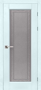 Карниз Массив ольхи для распашных дверей 55*60*1470 мм Циан - фото 69009