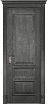 Коробка стандарт Массив ольхи /шпон дуба 40*75*2080 Черный Жемчуг - фото 69101