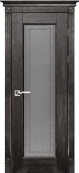 Наличник телескопический прямой Массив ольхи /шпон дуба 10*70*2150 Черный Жемчуг - фото 69108