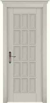 Карниз Массив дуба для распашных дверей 55*60*1470 Дуб Серый - фото 69133