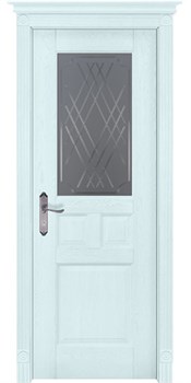 Притворная планка Массив дуба 8*33*2000 Циан - фото 69146