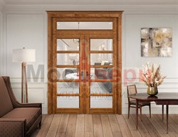 Цоколь Массив ольхи 20*70*110 мм Американский орех - фото 69187