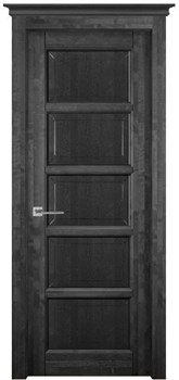 Плинтус Шпон ольхи 17*70*2150 мм Антрацит - фото 69201