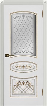 Наличник канелюр телескопический Sicilia Bianco 70*10*2100 патина - фото 69862