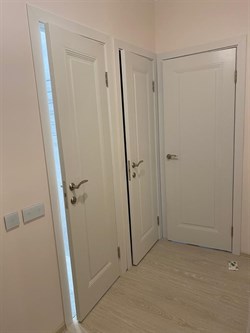 Добор телескопический Abruzzo Bianco 100*10*2070 - фото 70736