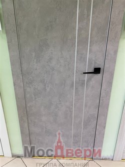 Притворная планка SE Alum 8*32*2080 Бетон Платина - фото 71808