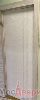 Наличник SE ABS прямой телескопический 10*80*2150 Пекан Белый - фото 71936