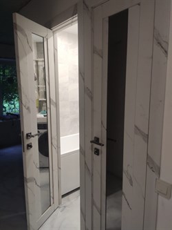 Добор телескопический RTM Белый Мрамор 150*10*2070 - фото 72352