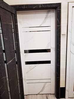 Притворная планка RTM Белый Мрамор 30*5*2070 - фото 72359