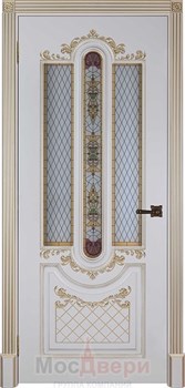 Двустворчатая дверь Amazzoni SM Avorio Oro Disegno - фото 74297