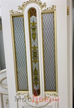 Двустворчатая дверь Amazzoni SM Avorio Oro Disegno - фото 74299