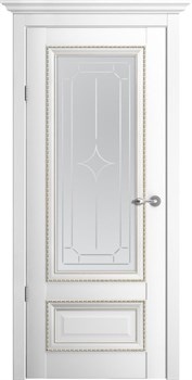 Межкомнатная дверь Profil 2.102GF Аляска Matelux Ромб - фото 74411