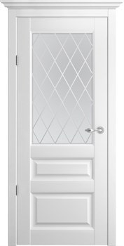 Межкомнатная дверь Profil 67GF Магнолия Matelux Ромб - фото 74414 Межкомнатная дверь Profil 67GF Магнолия Matelux Ромб - фото 74414